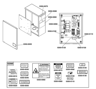 Decals Group - Ats Warning (Used Before Serial No. 1023440040) Diagram and Parts List for 071055-01  Briggs and Stratton Generator